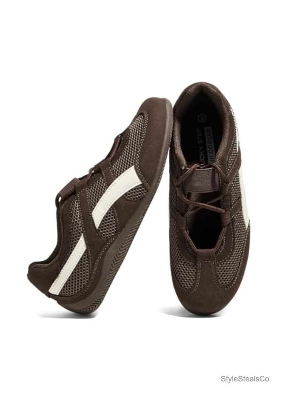 Women's Retro Casual Fashion Sneakers Lightweight Thin Sole Walking Shoes